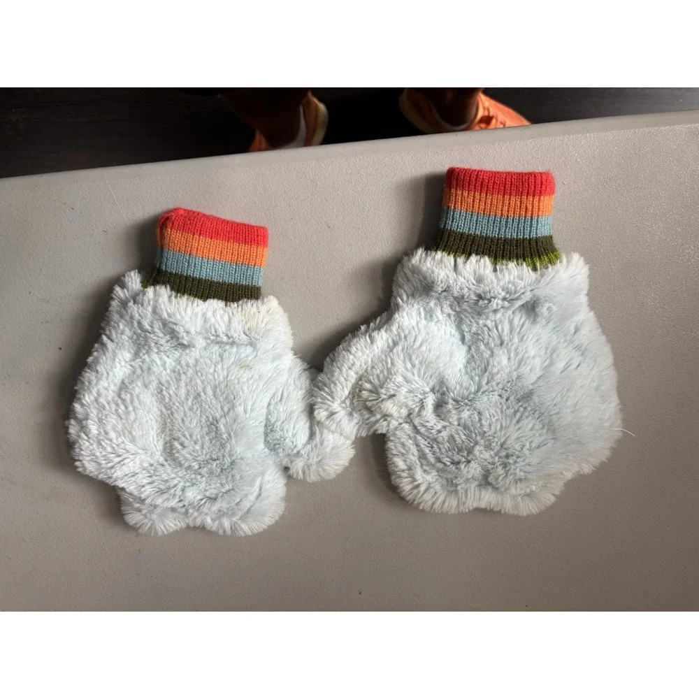 Magical Tickle Monster Mitts Blue Gloves Mittens Plush Share Gift Of Laughter